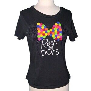 Disney Parks Minnie Rock The Dots T-Shirt Women's  Small